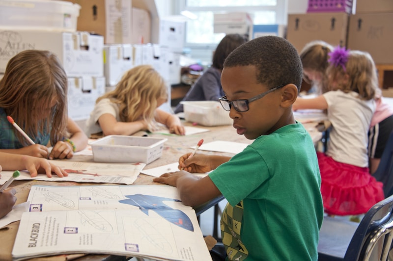 Student preparing for math competition