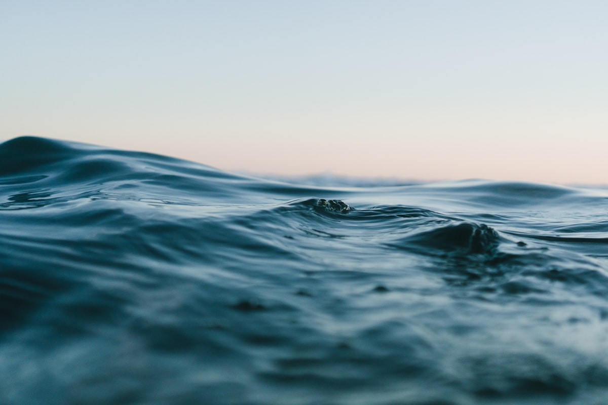 Ocean waves showing the natural rhythm and repetition of patterns